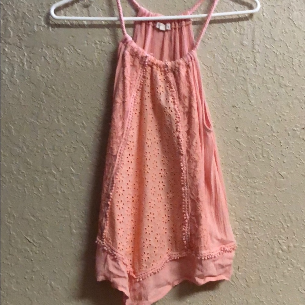 Coral tank top